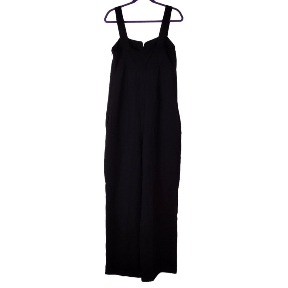 NWT Derek Lam Women's Black Dress Jumpsuit Size M - Picture 2 of 15